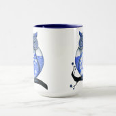 Mug Chouette de la Sauvette bleue (Centre)