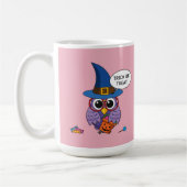 Mug Chouette de l'Assistant Cartographie - Trick ou Tr (Gauche)
