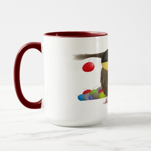 Mug Chouette de Noël (Gauche)