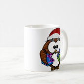 Mug Chouette de Noël (Devant droit)