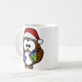 Mug Chouette de Noël (Devant gauche)