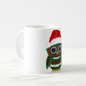 Mug Chouette de Noël (Devant gauche)