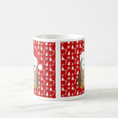 Mug Chouette de Noël avec chapeau de Noël (Centre)
