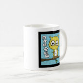Mug Chouette de sagesse mignonne (Devant droit)
