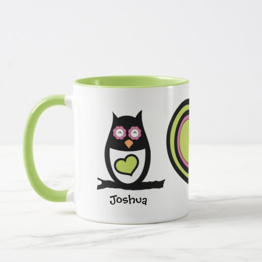 Mug Chouette de Saint-Valentin (Gauche)