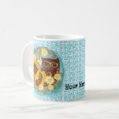 Mug Chouette de tournesol (Devant gauche)