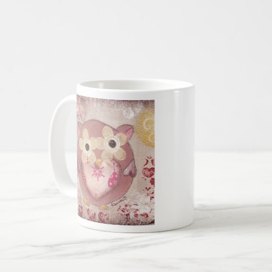 Mug Chouette de vacances (Devant gauche)