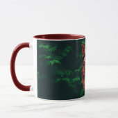 Mug Chouette d'écorce d'arbre rustique à feuillage per (Gauche)