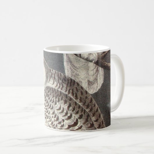 Mug Chouette des neiges par Audubon (Devant droit)