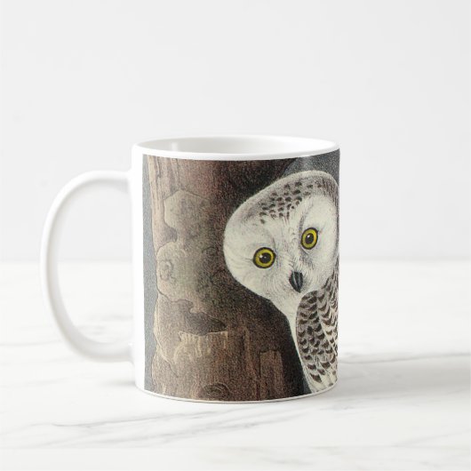 Mug Chouette des neiges par Audubon (Gauche)