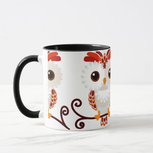 Mug Chouette douce mignonne (Gauche)