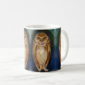 Mug Chouette Dramatique, Branché, Chic, Moderne (Devant droit)