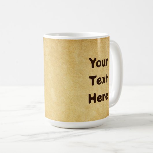 Mug Chouette du cône de pin (Devant droit)