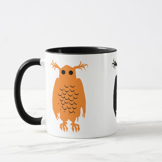 Mug Chouette éffrayante (Gauche)