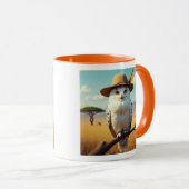 Mug chouette en afrique (Devant droit)