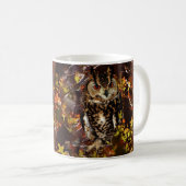 Mug Chouette en automne (Devant droit)