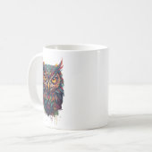 Mug Chouette en encre (Devant gauche)