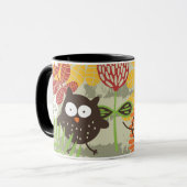 Mug Chouette Fantaisiste (Devant gauche)