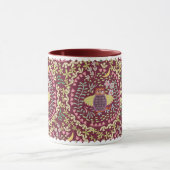 Mug Chouette folk Vin rouge (Centre)