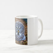 Mug Chouette grise Strix Nebulosa Chouette des terres (Devant droit)