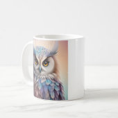Mug Chouette Imaginaire Dreamy Couleurs pastel doux (Devant gauche)