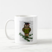 Mug Chouette Lecture Sur Branche (Gauche)