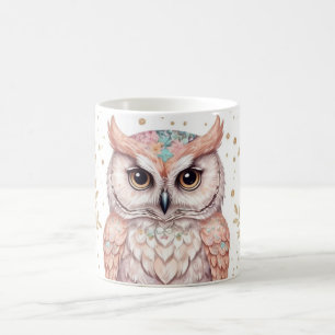 Mug Chouette lunaire et Imaginaire floral