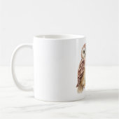 Mug Chouette marron crème vous verra (Gauche)
