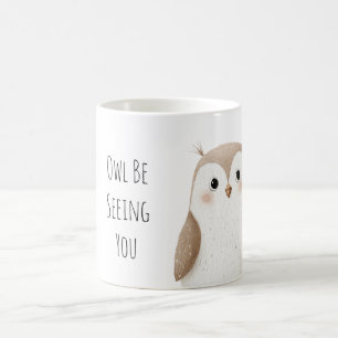 Mug Chouette Mignonne À Bientôt