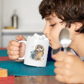 Mug Chouette mignonne en aquarelle