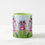 Mug Chouette Motif mignonne et tache (Centre)