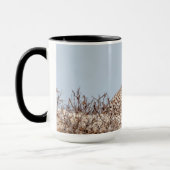 Mug Chouette neige assise sur la plage (Gauche)