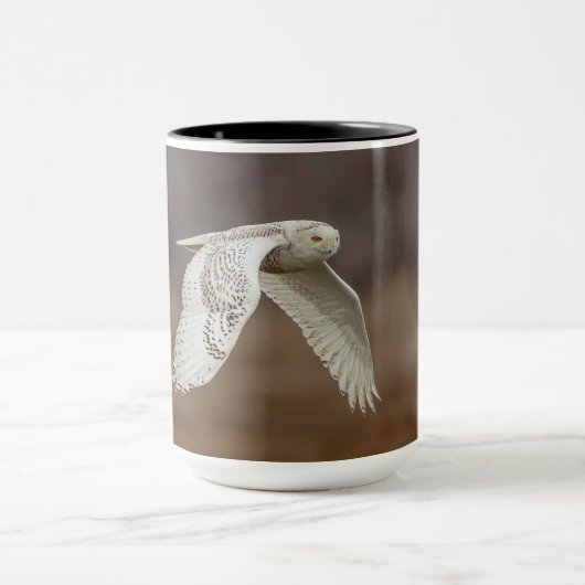 Mug Chouette neige en vol (Centre)