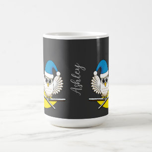 Mug Chouette neigeuse dans une nouvelle nuit d'hiver s