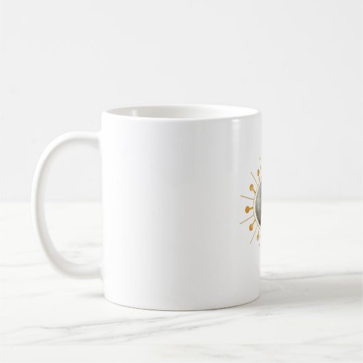 Mug Chouette neigeuse encadrée (Gauche)