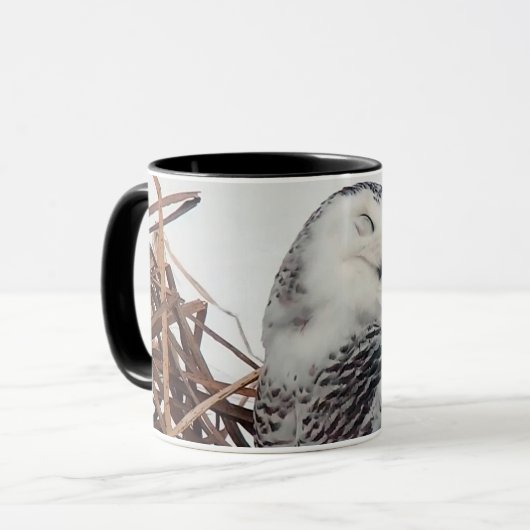 Mug Chouette neigeuse sur le Mississippi Flyway (Devant gauche)