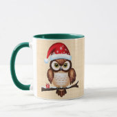 Mug Chouette Noël (Gauche)