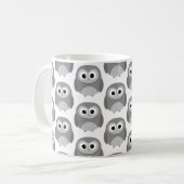 Mug Chouette noire mignonne (Devant gauche)