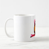 Mug Chouette, Oiseau de Chouette Boug d'Art Floral (Gauche)