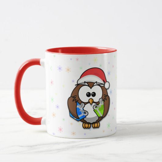 Mug Chouette père Noël (Gauche)
