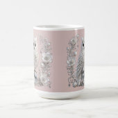 Mug Chouette Perle de Cristal Blanc (Centre)