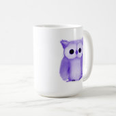 Mug Chouette pourpre (Devant droit)
