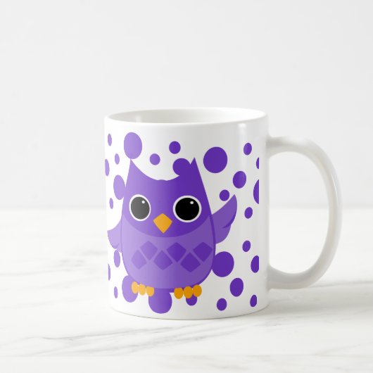 Mug Chouette pourpre (Droite)