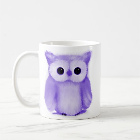 Mug Chouette pourpre (Gauche)