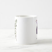Mug Chouette pourpre avec Antlers 2 (Centre)