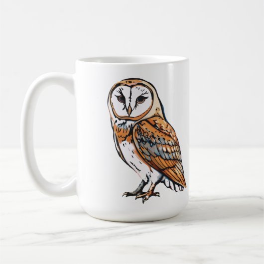 Mug Chouette rayée (Gauche)