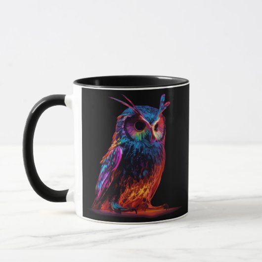 Mug Chouette rayonnante (Gauche)