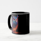 Mug Chouette rayonnante (Devant gauche)