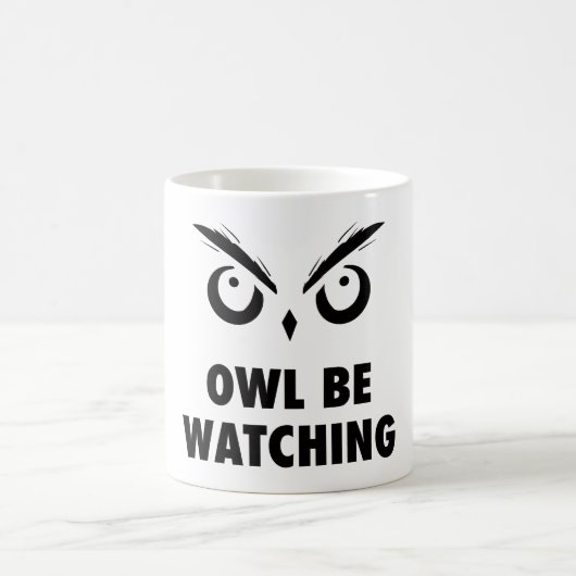 Mug Chouette regarde (Centre)