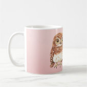 Mug Chouette Rose Fardé Je Vous Reverrai (Gauche)